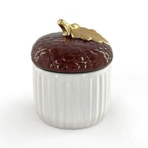 NEW Target Bullseye Playground Fall 2025 Ceramic Canister Acorn shaped w/ Lid